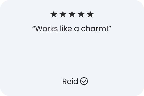 Customer review