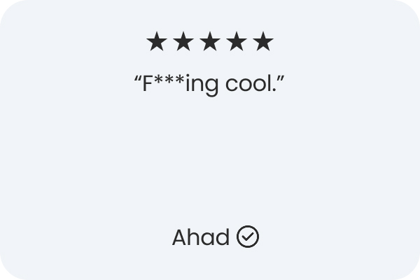 Customer review